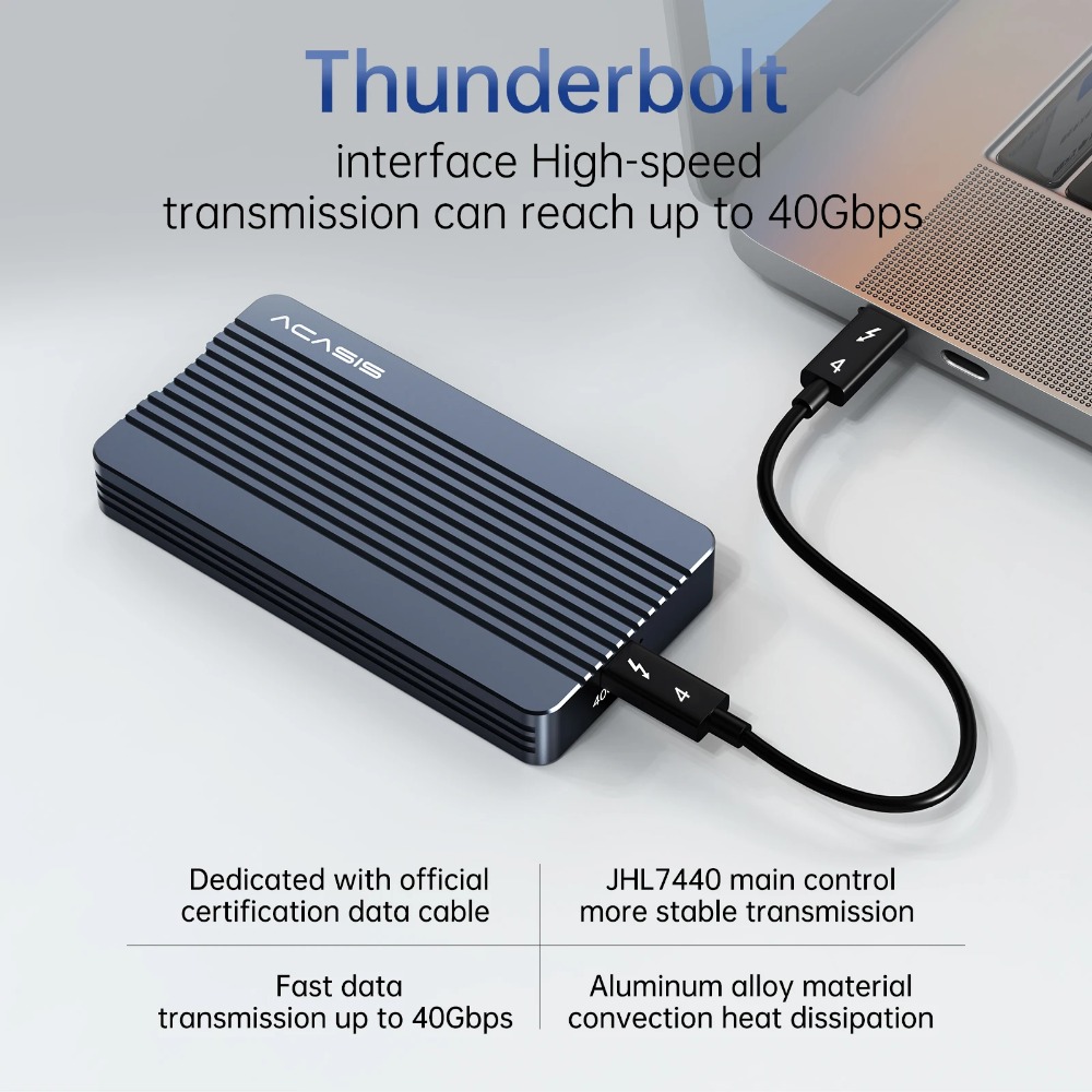 ACASIS 40Gbps M.2 NVMe SSD Enc - 8Tb M2 Nvme Ssd ulasan dan harga